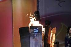 La fiamma paralimpica - Fotogramma/IPA