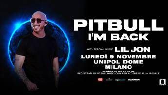 Pitbull torna in Italia, una data a novembre a Milano
