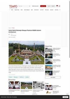 Indonesia: Samin Baitul Muttaqin Mosque, a new popular destination in East Java