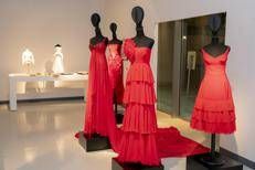Alcuni abiti della mostra 'Fashion Frames' che apre l'11 marzo all'Istituto italiano di Cultura di New York