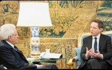 (Il presidente della Repubblica, Sergio Mattarella, e Andrea Ceccherini)