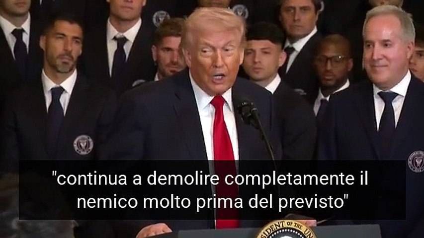 Trump, Messi e la guerra contro l'Iran: lo show alla Casa Bianca