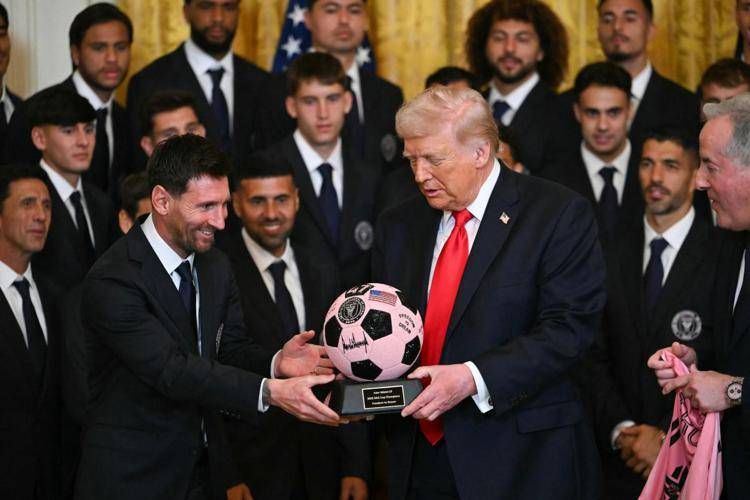 Leo Messi e Donald Trump