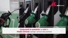 Carburanti in aumento, con guerra in Iran e crisi in Medio Oriente prezzi in rialzo