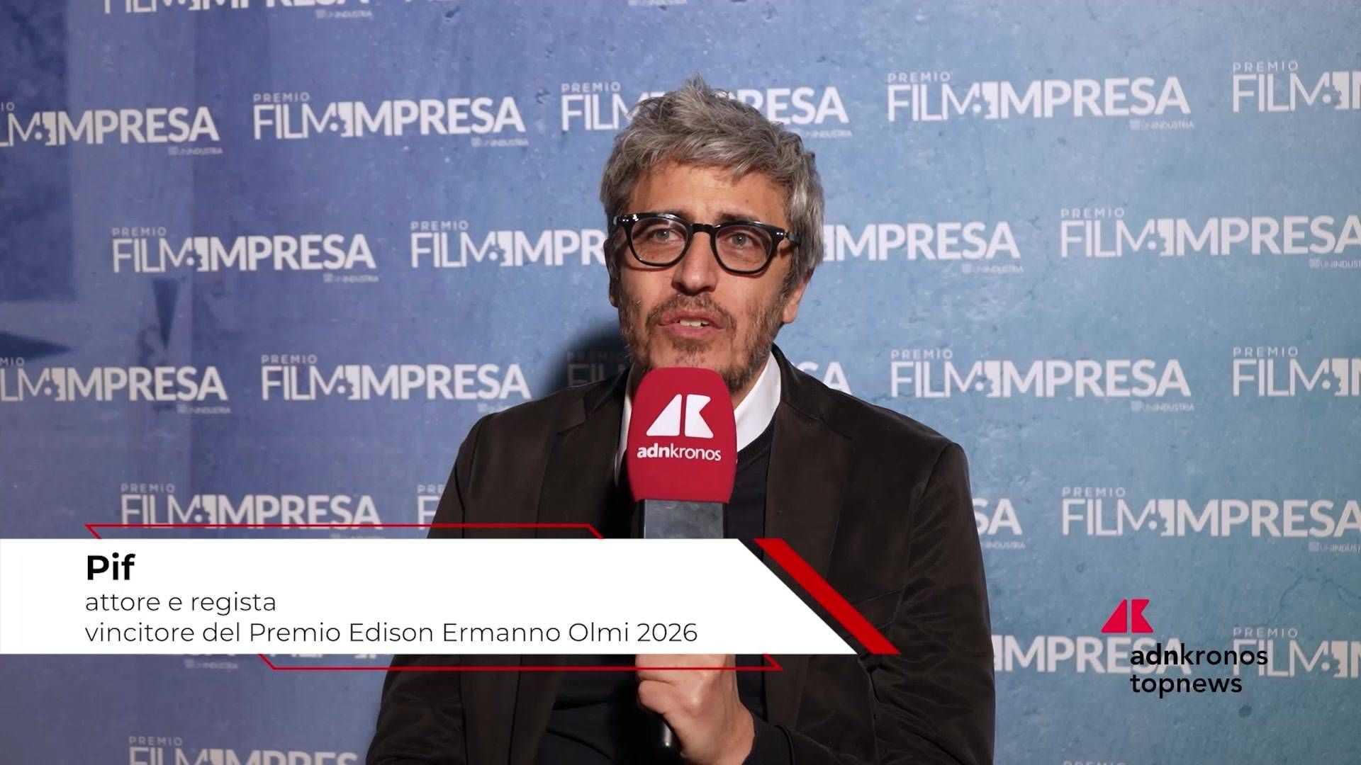 Cinema: Pif, 'film d'impresa funzionano quando raccontano persone'