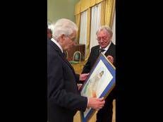 Mattarella incontra a Verona il disegnatore Milo Manara: 