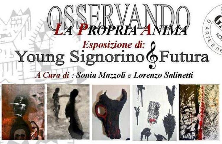 Inaugurata a Roma la mostra 'Osservando la propria anima', di Young Signorino e Futura