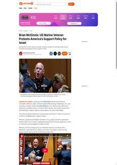 Indonesia: Marine veteran protests US support for Israel during Senate hearing