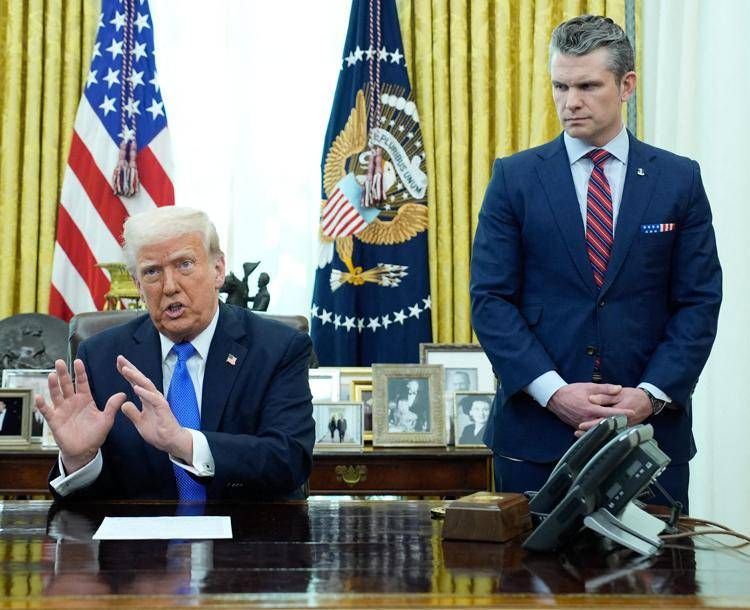 Trump e Hegseth - (Fotogramma)