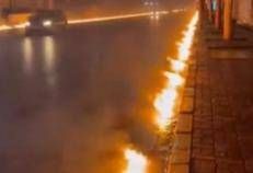 Petrolio finisce nelle fogne, strade di Teheran in fiamme dopo i raid - Video