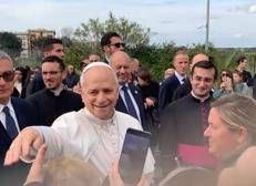 Roma, Papa Leone XIV a Torrevecchia: 