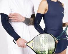 Floky, vibrazioni padel azzerati con manicotto biomeccanico su tessuto