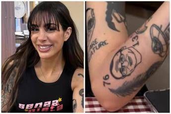 Dopo Sanremo Cleo delle Bambole di Pezza si tatua Carlo Conti: 