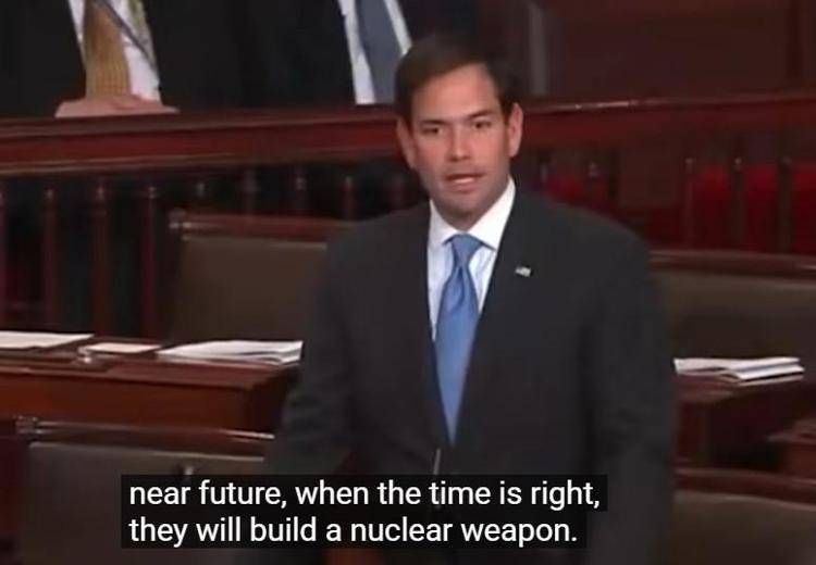 Marco Rubio in Senato nel 2018