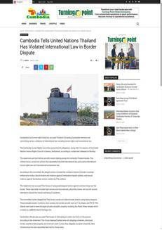 Cambogia: Accuse di invasione e violazioni dei diritti umani contro la Thailandia, con l'Italia presente al dibattito ONU