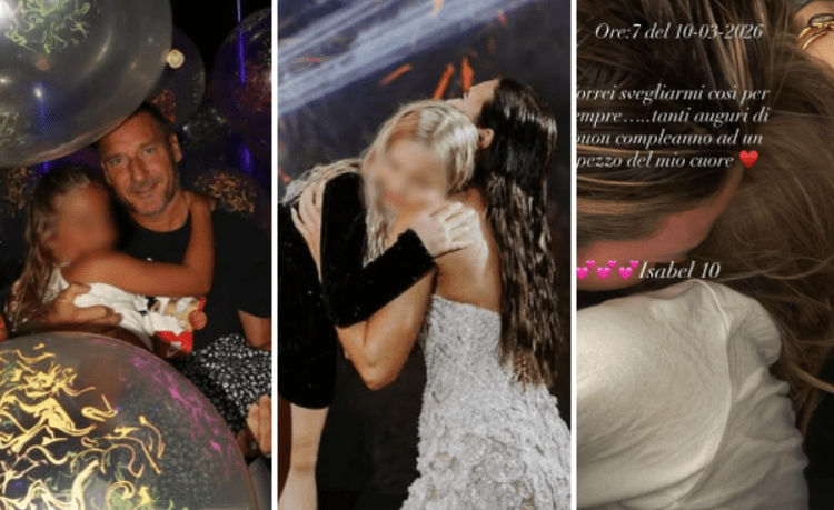 Francesco Totti, Chanel Totti, Ilary Blasi, Isabel Totti - Instagram