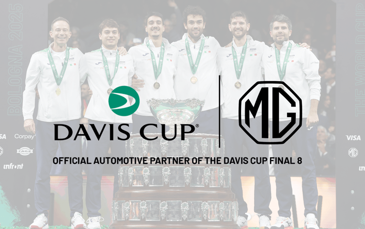 MG rinnova la partnership con la Coppa Davis: