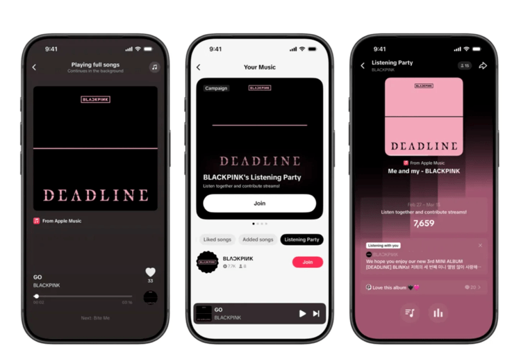 Apple Music integrato in TikTok, come funziona