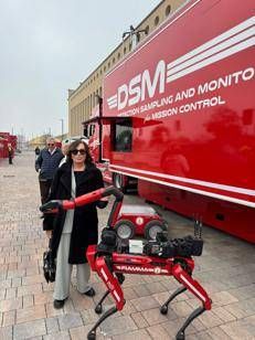 Così lavora Fiamma, cane robot 