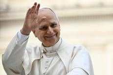 Papa Leone XIV all'Angelus (Afp)