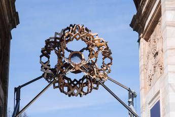 Il braciere paralimpico a Milano - Fotogramma/IPA