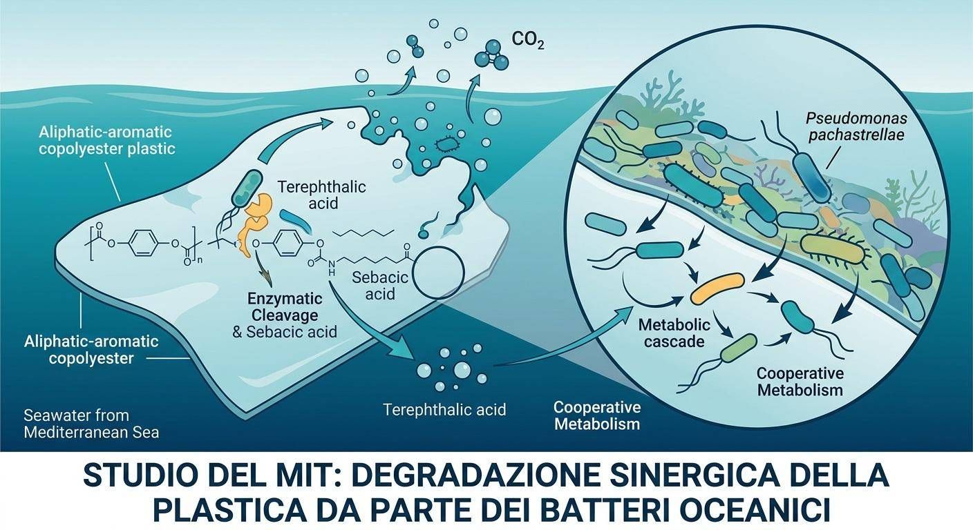 A batteri "spazzini" il compito di divorare la plastica negli oceani