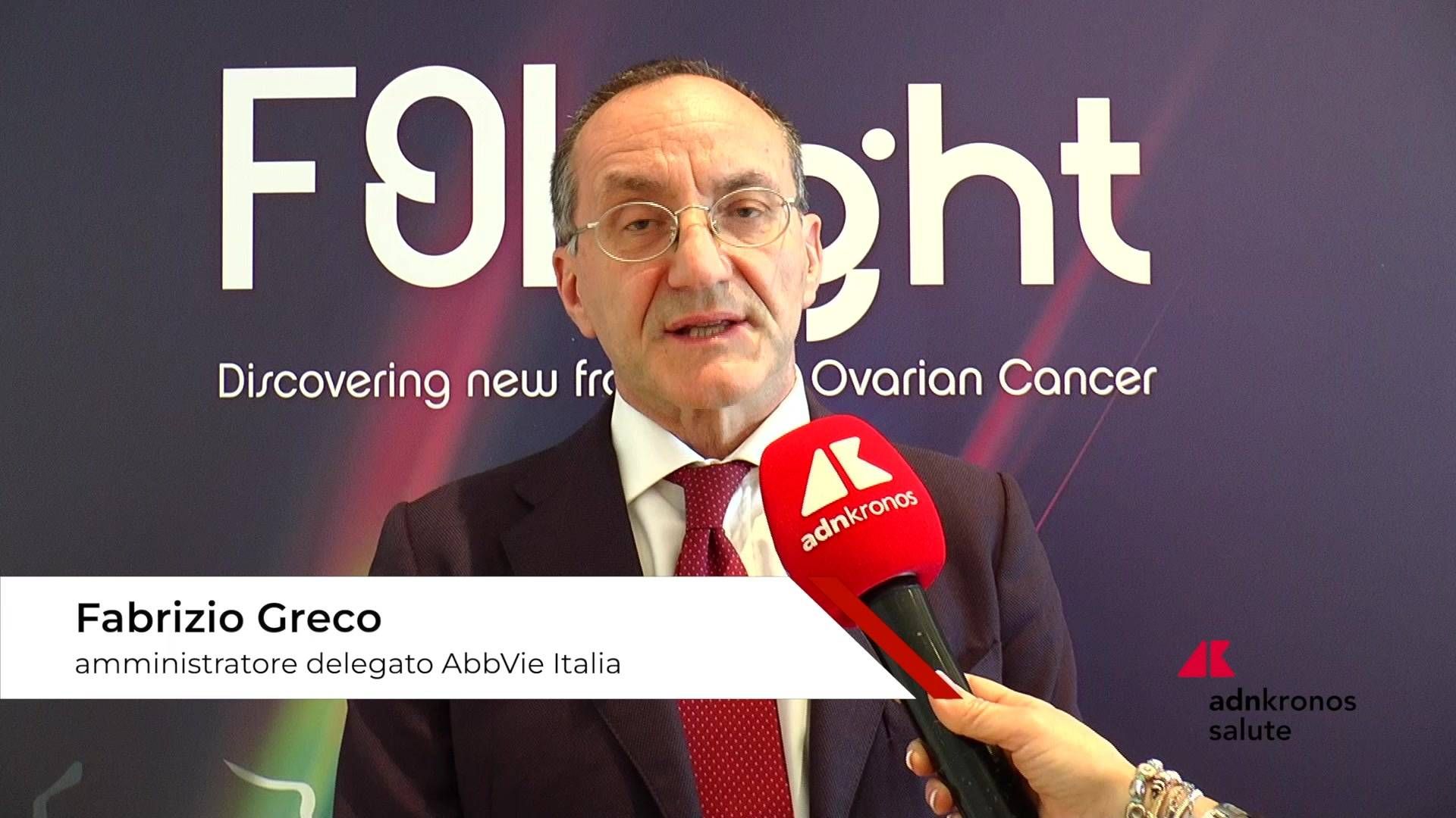 Tumori: Greco (AbbVie), 'oncologia area sempre più strategica, puntiamo su terapie mirate'
