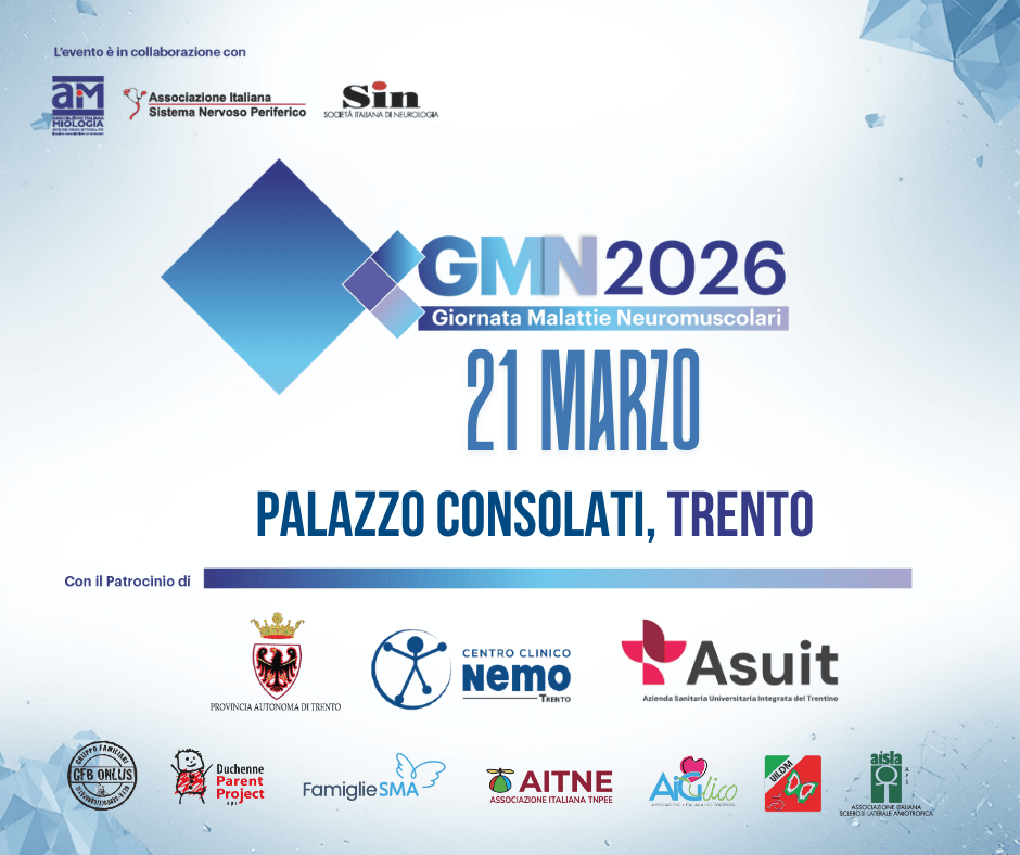 Giornata malattie neuromuscolari, Trento al centro di ricerca e cura