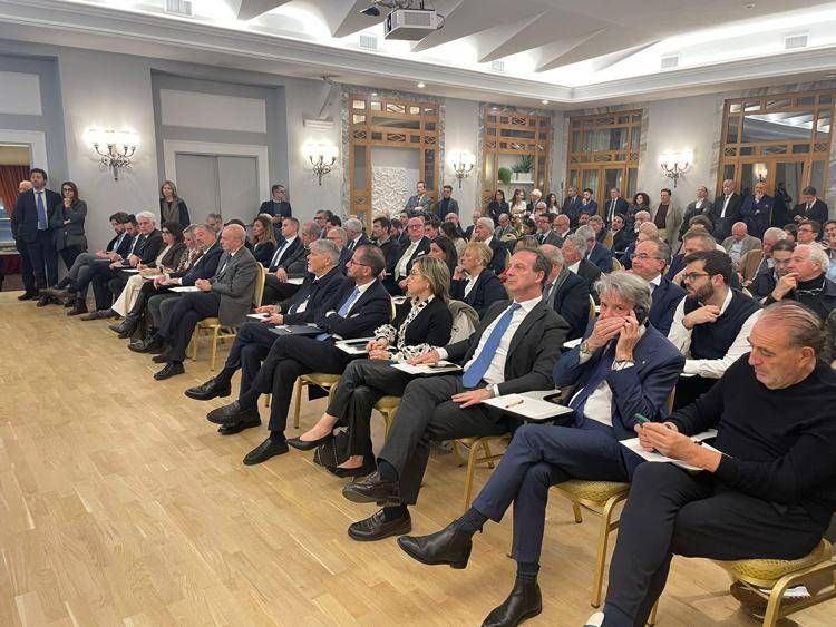 Platea evento Comitato Sanitari per il Sì - Adnkronos