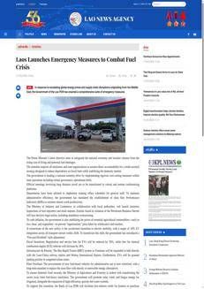 Laos: Government implements emergency measures to counter rising energy prices and inflation