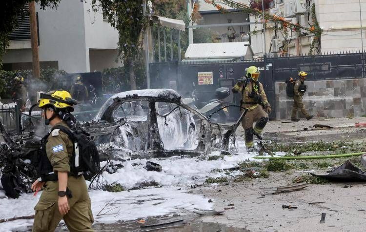 israele tel aviv soccorsi raid iran fg ipa