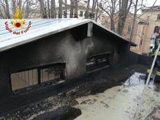 Il tetto del padiglione della Serbia