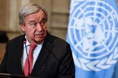 Il segretario generale dell'Onu Antonio Guterres (Afp)