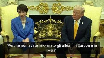 Trump, la battuta gela la premier giapponese: 