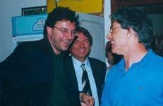 Giorgetti e la foto con il fondatore della Lega Nord, l'addio a Umberto Bossi