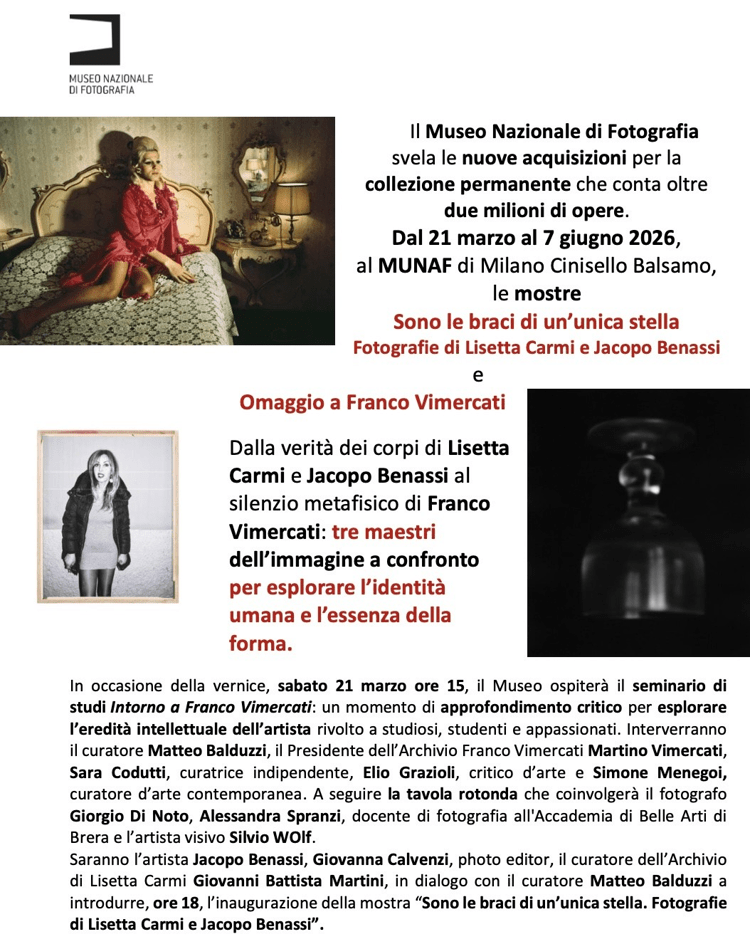 Al Munaf mostra di Lisetta Carmi e Jacopo Benassi
