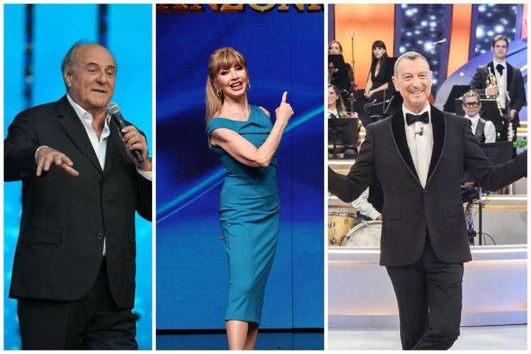 Gerry Scotti, Milly Carlucci e Amadeus