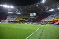 La coreografia in Roma-Bologna - Ipa/Fotogramma