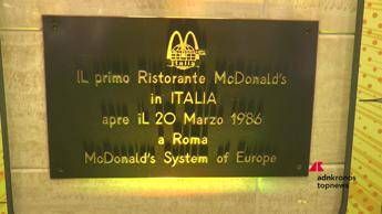 Imprese: McDonald's celebra i 40 anni in Italia nel suo primo ristorante
