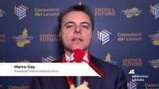 Lavoro: Gay (Unione Industriali Torino) 