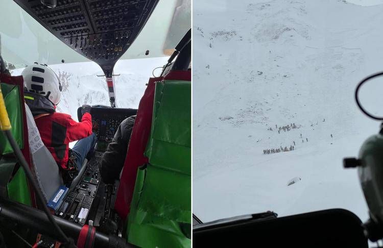 Le immagini del Soccorso Alpino