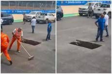 Il buco in pista - X