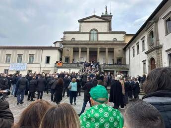 I funerali di Umberto Bossi (Foto Adnkronos)