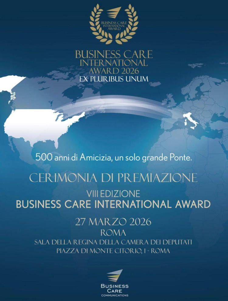 Business care international award, Italian icons-lighting up the world l'evento venerdì alla Camera