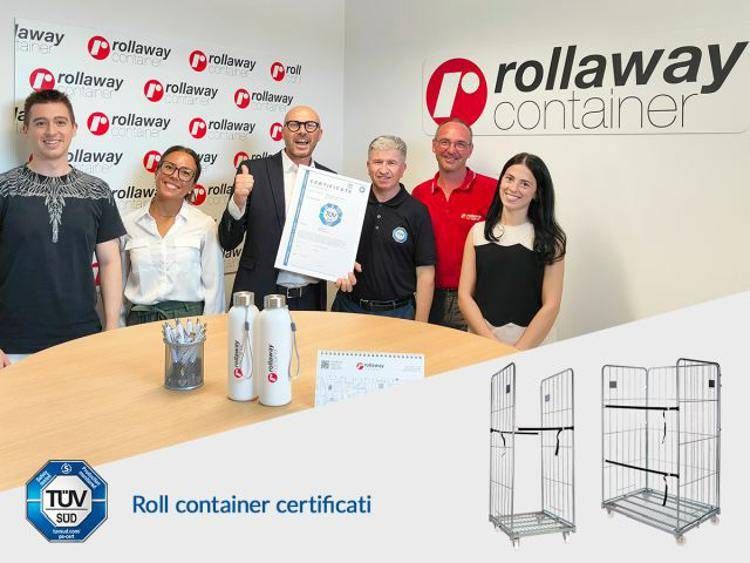 Rollawaycontainer ottiene la certificazione TÜV EN 12674 per i roll container