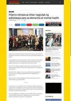 Philippines: Filipino retirees in Milan raise dementia awareness