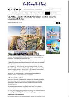 Cambodia: GIA NOREA launches new luxury real estate development on Koh Norea Island