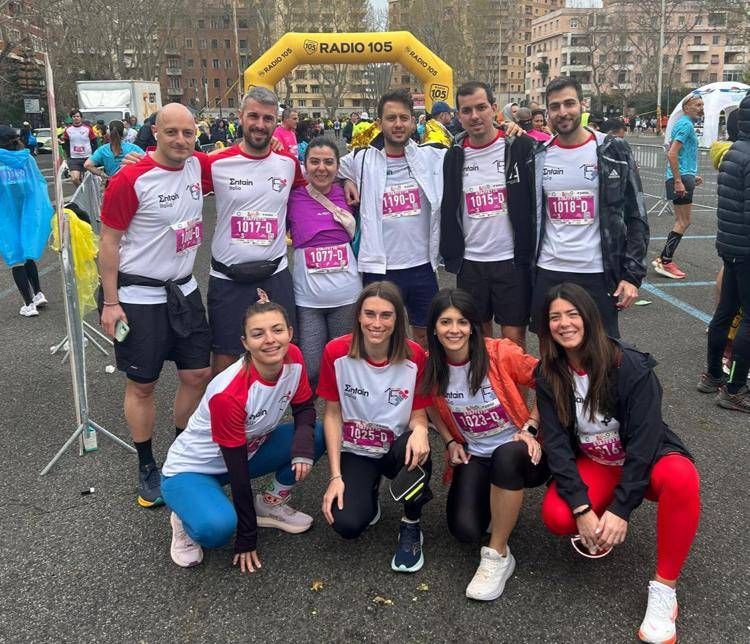 Run Rome The Marathon 2026: oltre 100 dipendenti e amici di Entain in corsa per Sport Senza Frontiere
