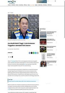 Indonesia: Jasa Marga, traffico in uscita da Jabotabek ancora alto e sconto pedaggi per il rientro