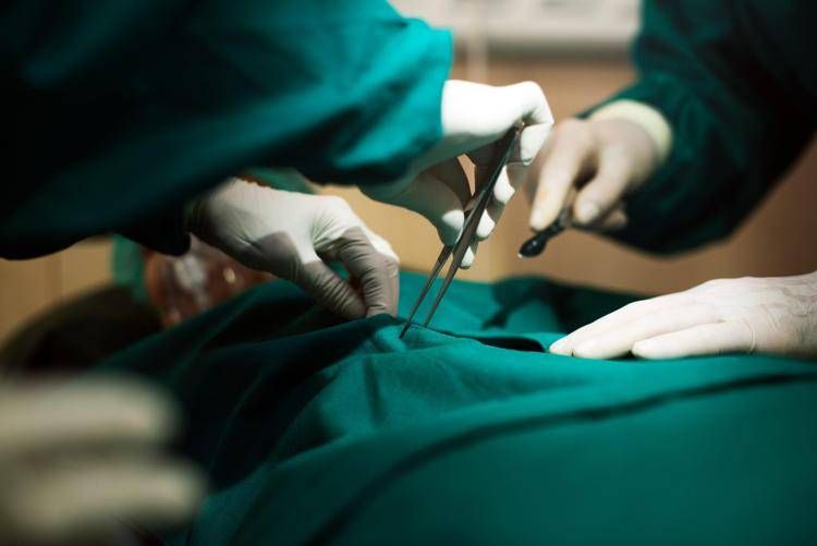 Una sala operatoria (Foto )